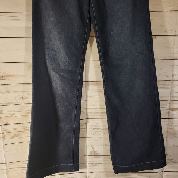 Express X2 Dark Wash Wide Leg Jeans - Picture 3 of 7